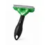 Perie Profesională deShedding FURminator L, pentru Câini de Talie Mare (23-41 kg) cu Păr Lung, Verde