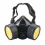 Mască de Protecție Respiratorie Semi-Facială FS-11296, Anti-Praf și Vapori, cu 2 Filtre de Carbon Activ RC203