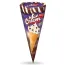 Cornet de napolitană Sweet Plus nIce Cream cu cremă de vanilie și glazură de cacao, 40g