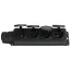 Cap Prelungitor Cauciucat, 4 Posturi cu Capac, IP54, Negru, YW-7504