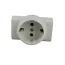 Triplu Ștecher Mixt Euro + Schuko B-223/B-035