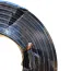Cablu TV coaxial 75 ohmi RG6U din cupru, negru, 100 m