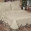 Set lenjerie de pat premium cu cuvertură și dantelă FARAH, 7 piese