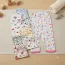 Set 4 Mărimi Pantaloni Copii din Bumbac Imprimat Mărimi 34-40