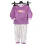 Set 4 Mărimi Pijama Copii Mov din Bumbac 100% Mărimi 34-40