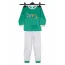 Set 4 Mărimi Pijama Copii Verde din Bumbac 100% Mărimi 34-40