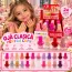 Ojă Clasică pentru Copii Cairuo 8 ml - Set 24 Culori cu Sticluțe Inimioară - Cod 2042