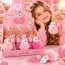 Luciu de Buze cu Breloc Unicorn și Pompon Pufos Micolor L5177 - Set 12 Bucăți