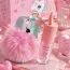 En-gros Luciu de Buze cu Breloc Unicorn și Pompon Pufos Micolor L5177 - Set 12 Bucăți - vânzare en-gros pentru revânzare