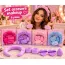 Set Accesorii Makeup cu Bentiță Pufoasă, Manșete și Bureței - 6 Piese