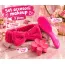 En-gros Set Accesorii Makeup cu Bentiță Pufoasă, Perie și Clește Floare - 3 Piese (Set 6 Cutii) - vânzare en-gros pentru revânzare
