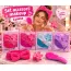 Set Accesorii Makeup cu Bentiță Pufoasă, Perie și Clește Floare - 3 Piese (Set 6 Cutii)
