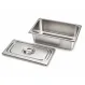 Tavă Gastronorm GN, capac inclus, inox, 26 x 16 x 9.5 cm, Uz Profesional HoReCa