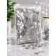 Confeti Glitter Argintiu Metalizat din PET, Formă Dreptunghiulară, Dimensiune 5x2 cm