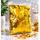 Confeti Glitter Auriu Metalizat din PET, Formă Dreptunghiulară, Dimensiune 5x2 cm