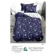Lenjerie de Pat Single din Finet Super Design Pucioasa, 4 Piese, Cearceaf de Pat cu Elastic 140 x 200 cm, Model S-22