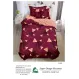 Lenjerie de Pat Single din Finet Super Design Pucioasa, 4 Piese, Cearceaf de Pat cu Elastic 140 x 200 cm, Model S-09