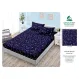 Set Husă de Pat cu Elastic și 2 Fețe de Pernă, Finet, 160x200 cm, Model Constelații (H-114)