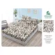 Husă cu Elastic din Finet, Brand Super Design Pucioasa, Model Animal Print, 160x200 cm