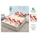 Husă cu Elastic din Finet, Brand Super Design Pucioasa, Model Lalele, 160x200 cm