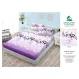 Husă cu Elastic din Finet, Brand Super Design Pucioasa, Model Frunze, 160x200 cm