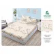 Husă cu Elastic din Finet, Brand Super Design Pucioasa, Model Flori Delicate, 160x200 cm