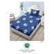 Set Husă de Pat cu Elastic și 1 Față de Pernă, Finet, 140x200 cm, Model Lună și Stele (U-14)