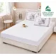 Set Husă de Pat cu Elastic Albă și 2 Fețe de Pernă, Finet, 160x200 cm
