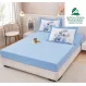 Set Husă de Pat cu Elastic Bleu și 2 Fețe de Pernă, Finet, 160x200 cm