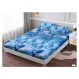 Set Husă de Pat din Finet cu Elastic, 180x200 cm, Model Fluturi Albaștri, 2 Fețe de Pernă