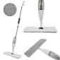 Mop cu pulverizator Spray Mop cu mâner și burete, rezervor 360 ml, cap plat, microfibră