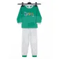 Set 4 Mărimi Pijama Copii Verde din Bumbac 100% Mărimi 26-32