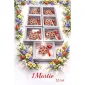 Mărțișor broșă cu pietre și buburuză 12 buc set elegant cadou 1 Martie