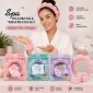 Set Spa pentru Îngrijire Facială cu Bentită și Manșete Pufoase