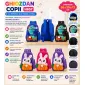 Ghiozdan copii H657 cu imprimeu 3D și penar 36x30x13 cm